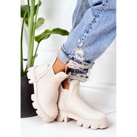 PS1 Warm Booties Jodhpur boots Beige Hashtag 4