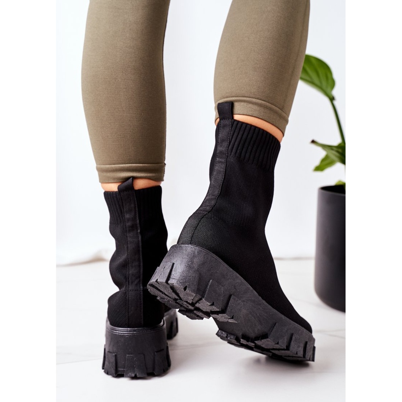 PS1 Trabajadores de tela elástica en la plataforma inspiración negra negro 1