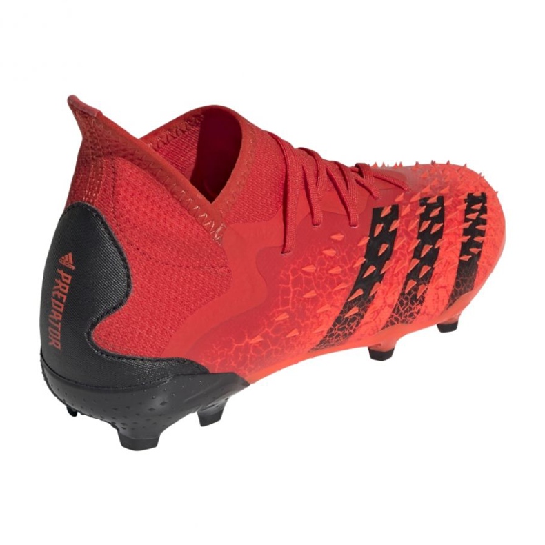 Botas de fútbol adidas Predator Freak.1 Fg Jr FY6262 rojo naranjas y rojos 2