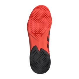 Botas de fútbol adidas Predator Freak.3 In Jr FY6288 rojo naranjas y tintos 3