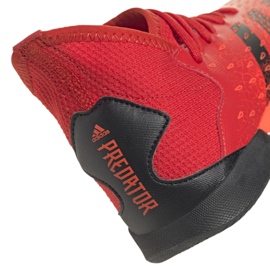 Botas de fútbol adidas Predator Freak.3 In Jr FY6288 rojo naranjas y tintos 4