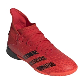 Botas de fútbol adidas Predator Freak.3 In Jr FY6288 rojo naranjas y tintos 6