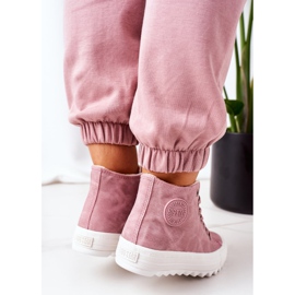 Zapatillas de Mujer Big Star High Warm Pink EE274113 rosado 7