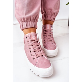 Zapatillas de Mujer Big Star High Warm Pink EE274113 rosado 8