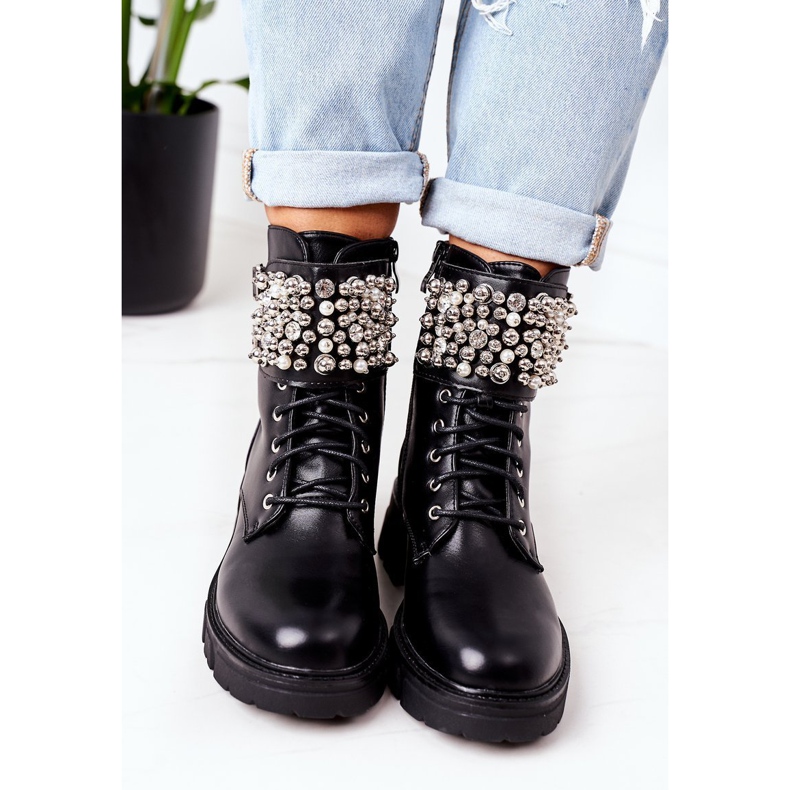 PS1 Trabajadores cálidos con perlas negras ahora o nunca negro 1