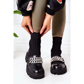 PS1 Botas de trabajo con cadenas negras Walk This Way negro 2 PS1 Botas de trabajo con cadenas negras Walk This Way negro 2