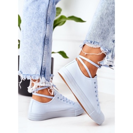 NEWS Zapatillas Clásicas de Mujer Azul Ecoma 4