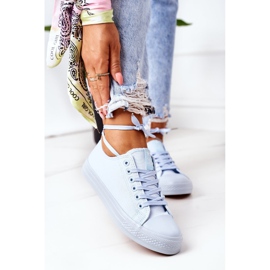NEWS Zapatillas Clásicas de Mujer Azul Ecoma 2
