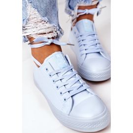 NEWS Zapatillas Clásicas de Mujer Azul Ecoma 5