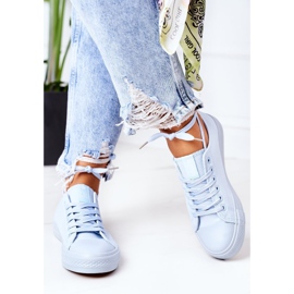 NEWS Zapatillas Clásicas de Mujer Azul Ecoma 7