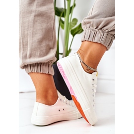 NEWS Zapatos deportivos Classic Ecoma que cambian de color para mujer blanco multicolor 8