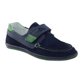 Zapatos niño piel con velcro RenBut 4249, azul marino 1 Zapatos niño piel con velcro RenBut 4249, azul marino 1