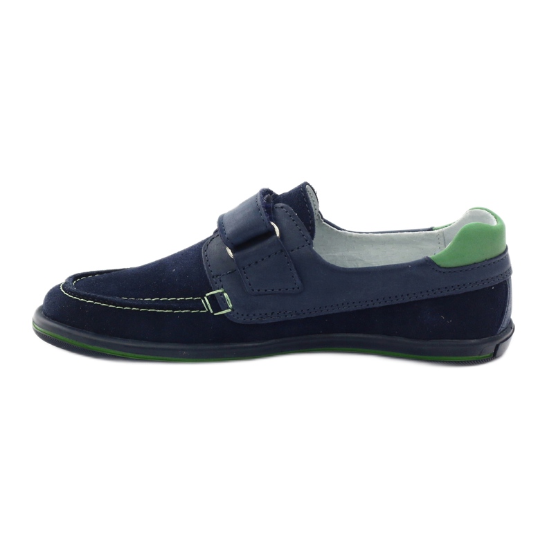 Zapatos niño piel con velcro RenBut 4249, azul marino 2 Zapatos niño piel con velcro RenBut 4249, azul marino 2