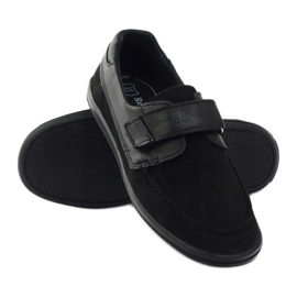 Ren But Zapatos de cuero para niños para velcro Ren pero 4249 negro 3