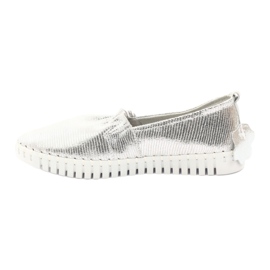 Zapatos mujer Filippo DP068 plata gris 2