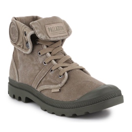 Palladium Pallabrouse Baggy M 02478-308-M zapatos marrón verde 7