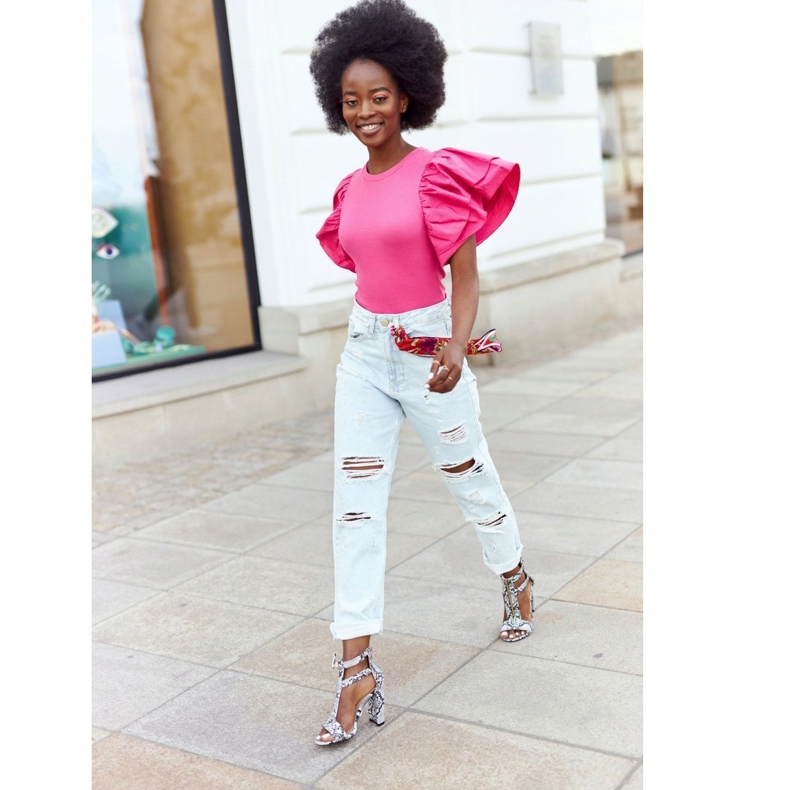 PS1 Sandalias negras en una barra con un patrón de serpiente Locura negro gris 3