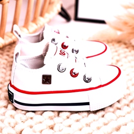 Zapatillas bajas clásicas para niños Big Star HH374193 Blanco 3