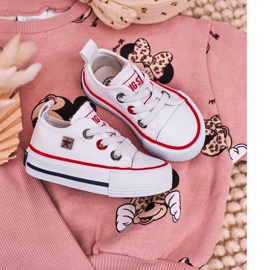 Zapatillas bajas clásicas para niños Big Star HH374193 Blanco 5