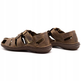 Sandalias de piel Polbut 211/2 marrón 5