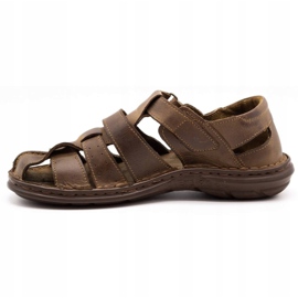 Sandalias de piel Polbut 211/2 marrón 1