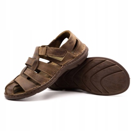 Sandalias de piel Polbut 211/2 marrón 2