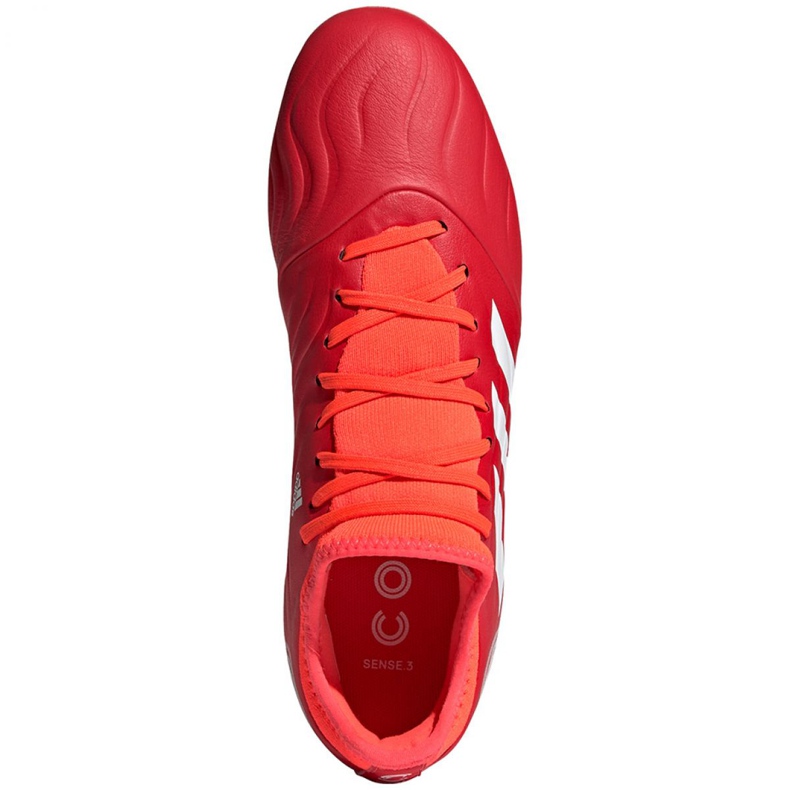 Botas de fútbol adidas Copa Sense.3 Mg M FY6190 rojo rojo 2