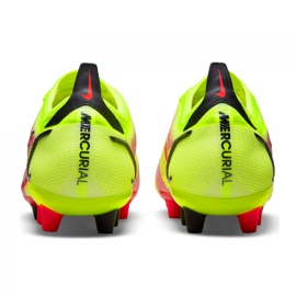 Botas de fútbol Nike Vapor 14 Elite Ag M CZ8717-760 amarillo verde 4