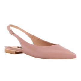Marco Shoes Sandalias de mujer en color rosa empolvado. rosado 1