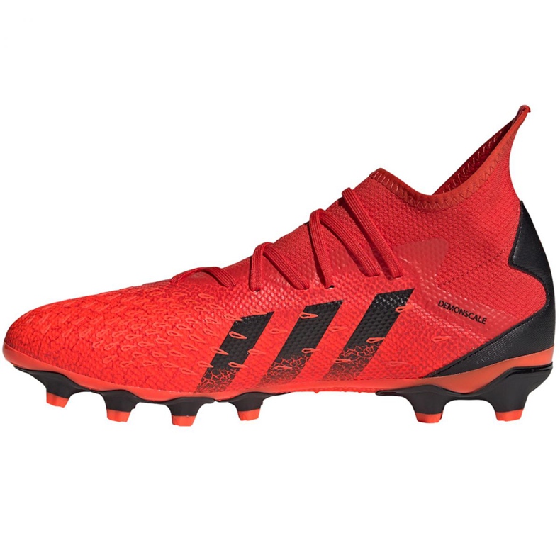 Botas de fútbol adidas Predator Freak.3 Mg M FY6303 multicolor naranjas y rojos 1
