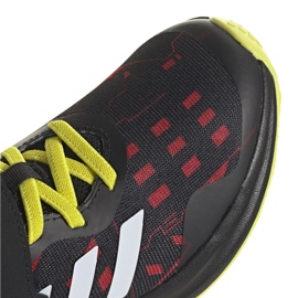 Zapatillas Adidas FortaRun Superhero C Jr H67853 negro rojo amarillo 6