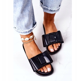 PS1 Pantuflas De Goma Con Lazo Negro April 4 PS1 Pantuflas De Goma Con Lazo Negro April 4