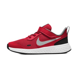 Zapatilla Nike Revolution 5 (PSV) Jr BQ5672-603 negro rojo 7