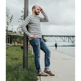 Polbut Mocasines hombre piel 2105P gris 2 Polbut Mocasines hombre piel 2105P gris 2