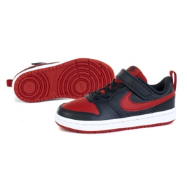 Zapatillas Nike Court Borough Low 2 (PSV) Jr BQ5451-007 negro azul 1