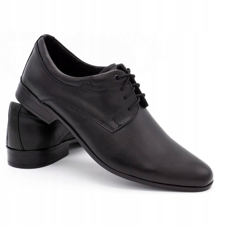 Olivier Zapatos formales para hombre 263LU, negro 3