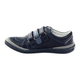 Zapatos de niño con nabos Bartuś azul marino multicolor 2