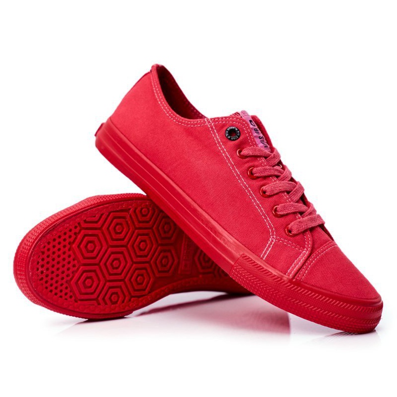 Zapatillas de hombre Big Star Red FF174336 rojo 2