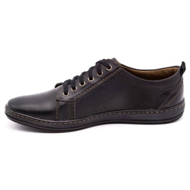 Olivier Zapato piel hombre 695MP negro 1