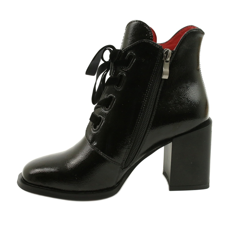 Botas con estilo en el poste negro Filippo DBT3109 / 21 BK 1