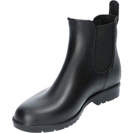 American Club Botas negras para mujeres, botas mate Kal15/22 negro 4 American Club Botas negras para mujeres, botas mate Kal15/22 negro 4