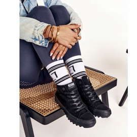 Zapatillas altas de mujer Big Star FF274244 Negro 1