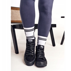 Zapatillas altas de mujer Big Star FF274244 Negro 2