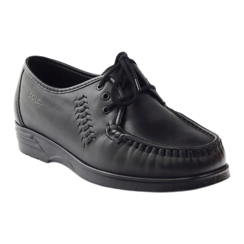 Mocasines Solo 015 para pies sensibles negro 1