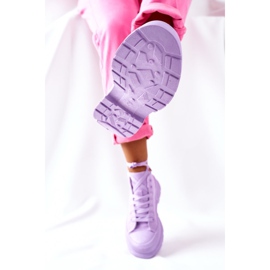 FJ1 Zapatillas altas de suela grande Violet Trissy violeta 5