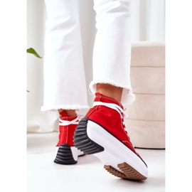Zapatillas altas en la plataforma Electric Love Red rojo 4