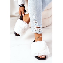 FJ1 Pantuflas De Goma Con Piel Suave Blanca blanco 3