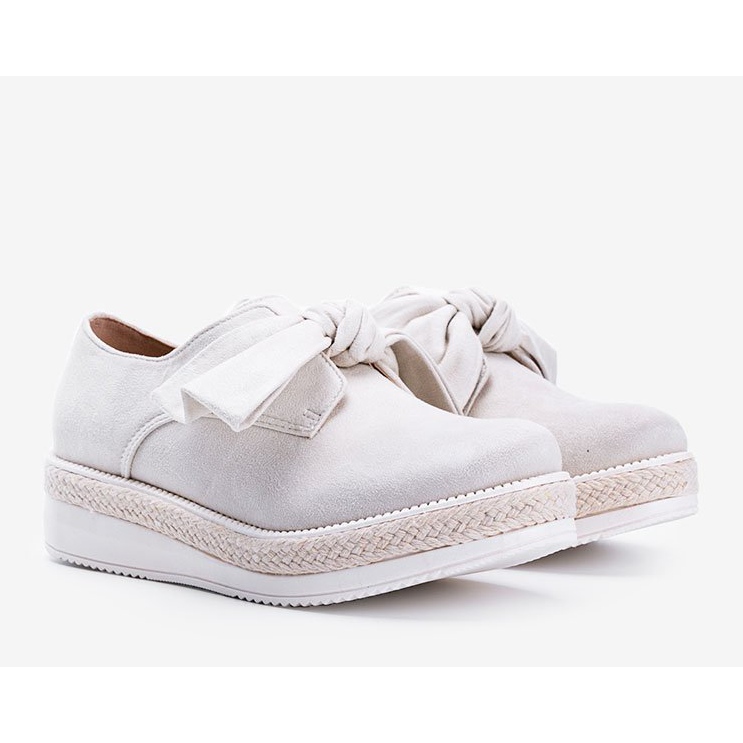 Zapatos beige con suela gruesa Sindri 1