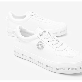 Zapatillas Big Star bajas clásicas blancas Julia blanco 1