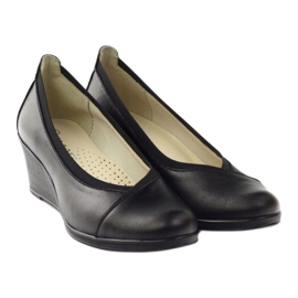 Gregors Pombas de cuero Koturno 624 Negro 4